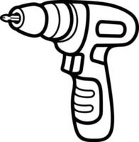 Screwdriver repair icon symbol vector image. Illustration of the fix toolkit design image. EPS 10