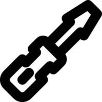 Screwdriver repair icon symbol vector image. Illustration of the fix toolkit design image. EPS 10