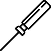 Screwdriver repair icon symbol vector image. Illustration of the fix toolkit design image. EPS 10