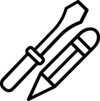 Screwdriver repair icon symbol vector image. Illustration of the fix toolkit design image. EPS 10