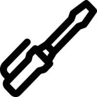 Screwdriver repair icon symbol vector image. Illustration of the fix toolkit design image. EPS 10