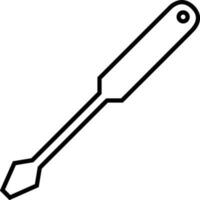 Screwdriver repair icon symbol vector image. Illustration of the fix toolkit design image. EPS 10