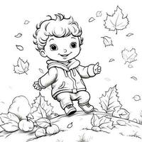 Fall Coloring Pages photo