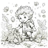 Fall Coloring Pages photo