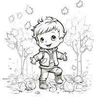 Fall Coloring Pages photo