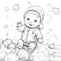 Fall Coloring Pages photo