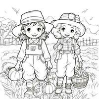 Fall Coloring Pages photo