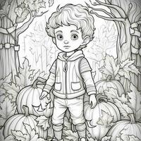 Fall Coloring Pages photo