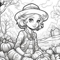 Fall Coloring Pages photo