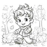 Fall Coloring Pages photo