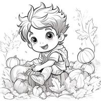 Fall Coloring Pages photo