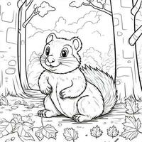 Fall Coloring Pages photo