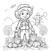 Fall Coloring Pages photo