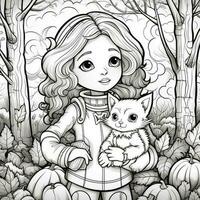 Fall Coloring Pages photo