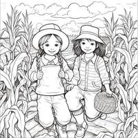 Fall Coloring Pages photo