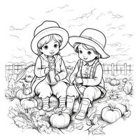 Fall Coloring Pages photo