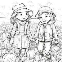 Fall Coloring Pages photo