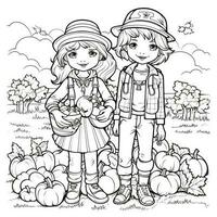 Fall Coloring Pages photo