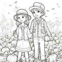 Fall Coloring Pages photo