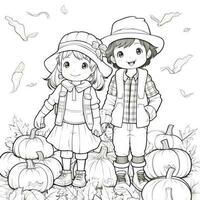 Fall Coloring Pages photo