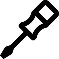 Screwdriver repair icon symbol vector image. Illustration of the fix toolkit design image. EPS 10