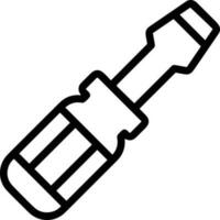 Screwdriver repair icon symbol vector image. Illustration of the fix toolkit design image. EPS 10