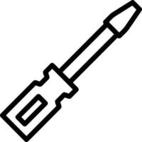 Screwdriver repair icon symbol vector image. Illustration of the fix toolkit design image. EPS 10