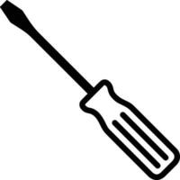 Screwdriver repair icon symbol vector image. Illustration of the fix toolkit design image. EPS 10