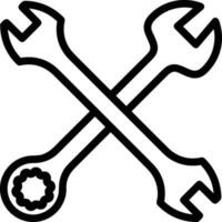 Screwdriver repair icon symbol vector image. Illustration of the fix toolkit design image. EPS 10