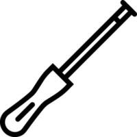 Screwdriver repair icon symbol vector image. Illustration of the fix toolkit design image. EPS 10