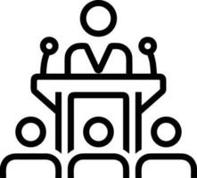 Teacher icon symbol vector image. Illustration of the training business school classroom icon design image