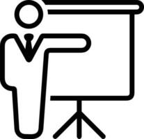 Teacher icon symbol vector image. Illustration of the training business school classroom icon design image