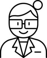 Teacher icon symbol vector image. Illustration of the training business school classroom icon design image