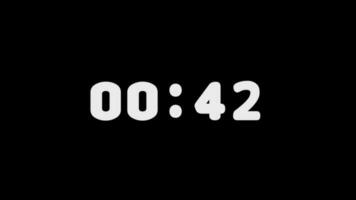 45 seconden countdown tijdopnemer, countdown timer 45 tweede vrij video