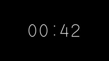 45 seconden countdown tijdopnemer, countdown timer 45 tweede vrij video