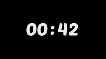 45 seconden countdown tijdopnemer, countdown timer 45 tweede vrij video