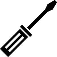 Screwdriver repair icon symbol vector image. Illustration of the fix toolkit design image. EPS 10