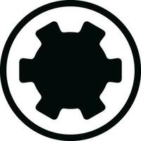 Screwdriver repair icon symbol vector image. Illustration of the fix toolkit design image. EPS 10
