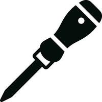 Screwdriver repair icon symbol vector image. Illustration of the fix toolkit design image. EPS 10