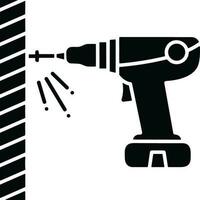 Screwdriver repair icon symbol vector image. Illustration of the fix toolkit design image. EPS 10