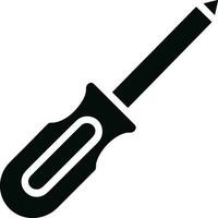 Screwdriver repair icon symbol vector image. Illustration of the fix toolkit design image. EPS 10