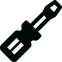 Screwdriver repair icon symbol vector image. Illustration of the fix toolkit design image. EPS 10