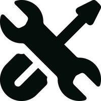 Screwdriver repair icon symbol vector image. Illustration of the fix toolkit design image. EPS 10