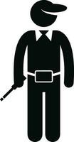 Screwdriver repair icon symbol vector image. Illustration of the fix toolkit design image. EPS 10