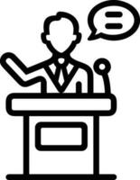 Teacher icon symbol vector image. Illustration of the training business school classroom icon design image