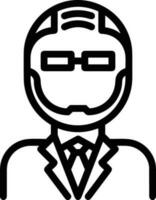 Teacher icon symbol vector image. Illustration of the training business school classroom icon design image