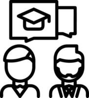 Teacher icon symbol vector image. Illustration of the training business school classroom icon design image