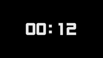 15 seconden countdown tijdopnemer, countdown timer 15 tweede vrij video