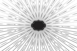 Hand Drawn Comic Abstract Motion Speed Line Zoom Effect Backgroundd vector