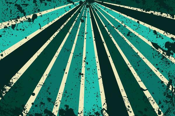 Motion Zoom Line vintage rays sunburst retro background With Grunge style